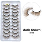 Donkerbruine 3D Silk Wimpers